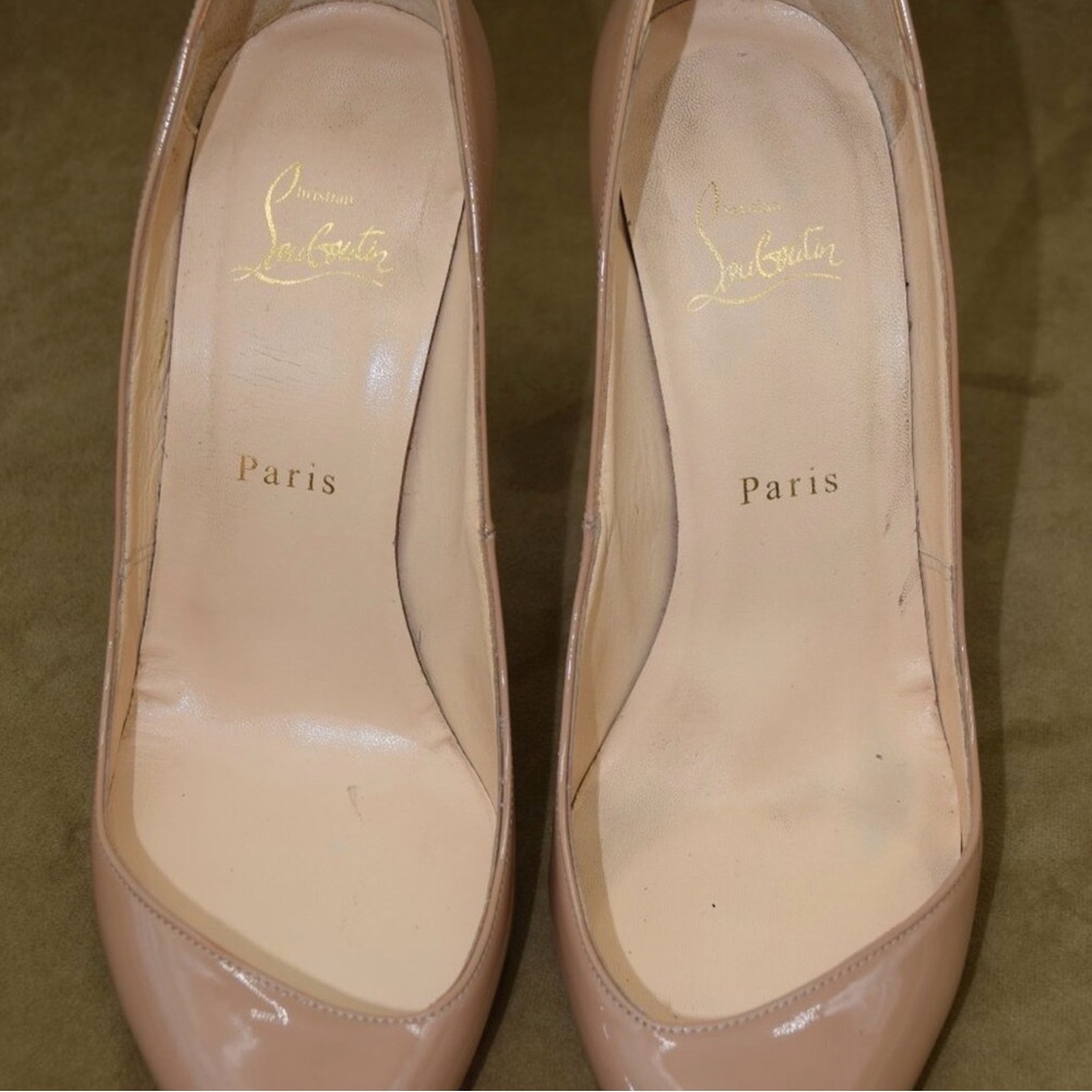 Christian Louboutin Maudissima Nude Pumps Size 40 - Picture 2 of 12